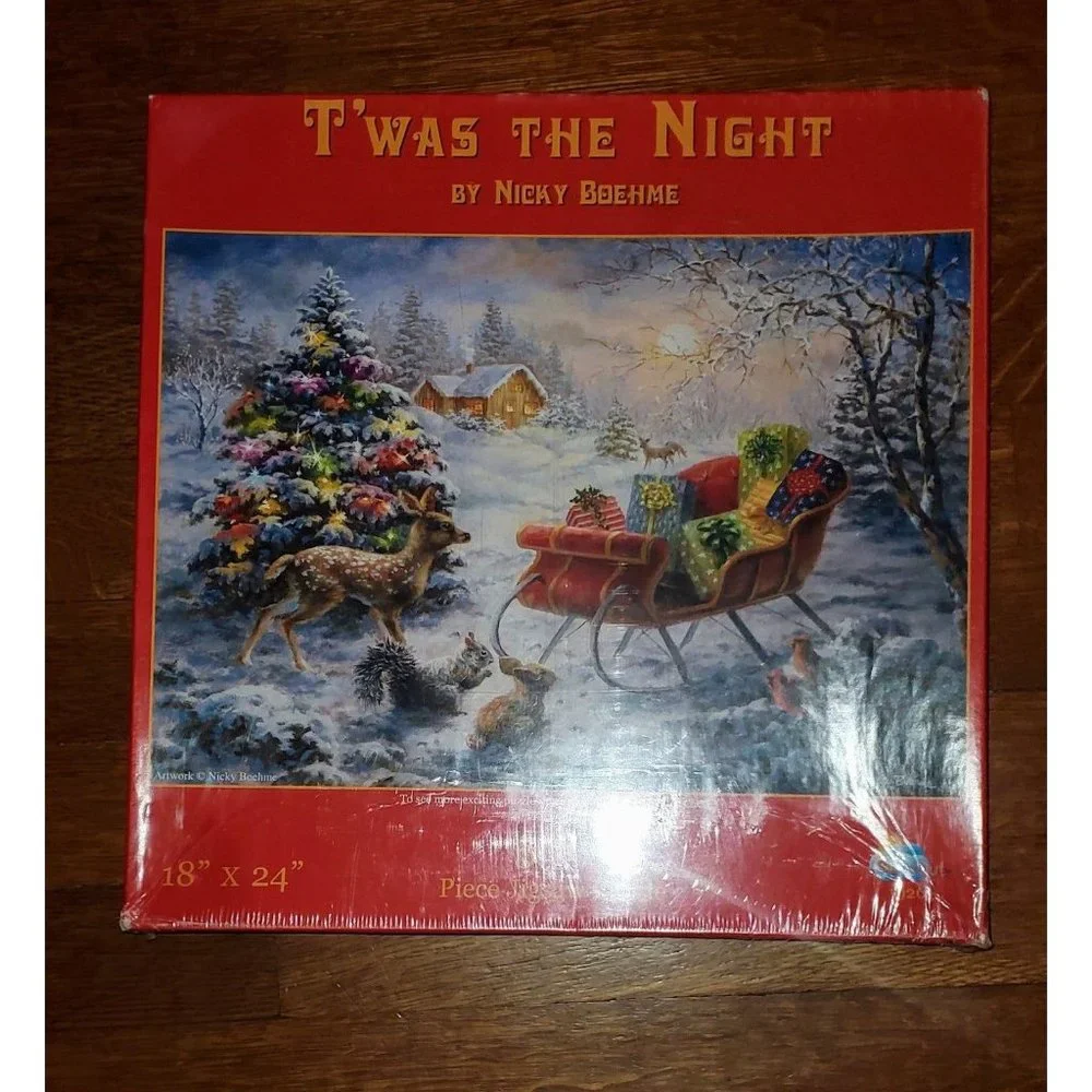T'was the Night - A 500 Piece Jigsaw Puzzle by Nicky‎ Boehme